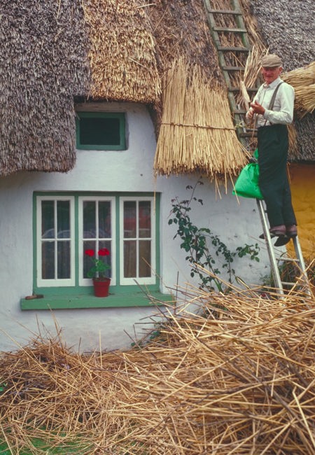 Thatching A Cottage
