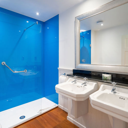 Elegant bathroom in luxury suite
