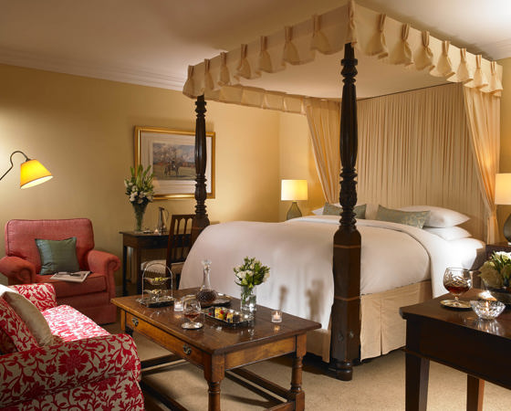 Luxury Hotel room at Dunraven Hotel in Adare, County Limerick